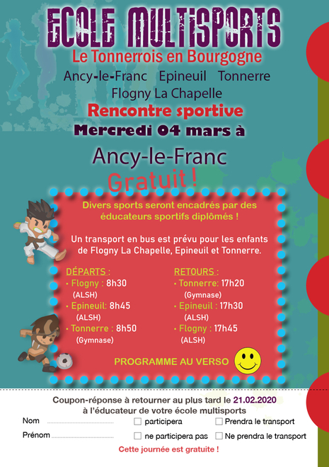 Rencontre sportive ALF 4.03.2020