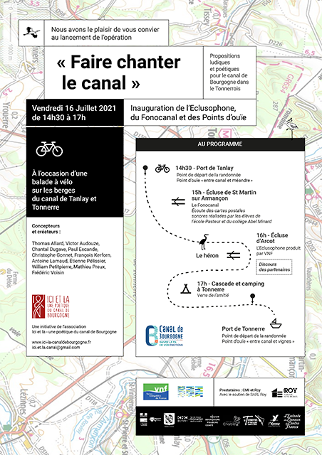 Éclusophone : invitation inauguration