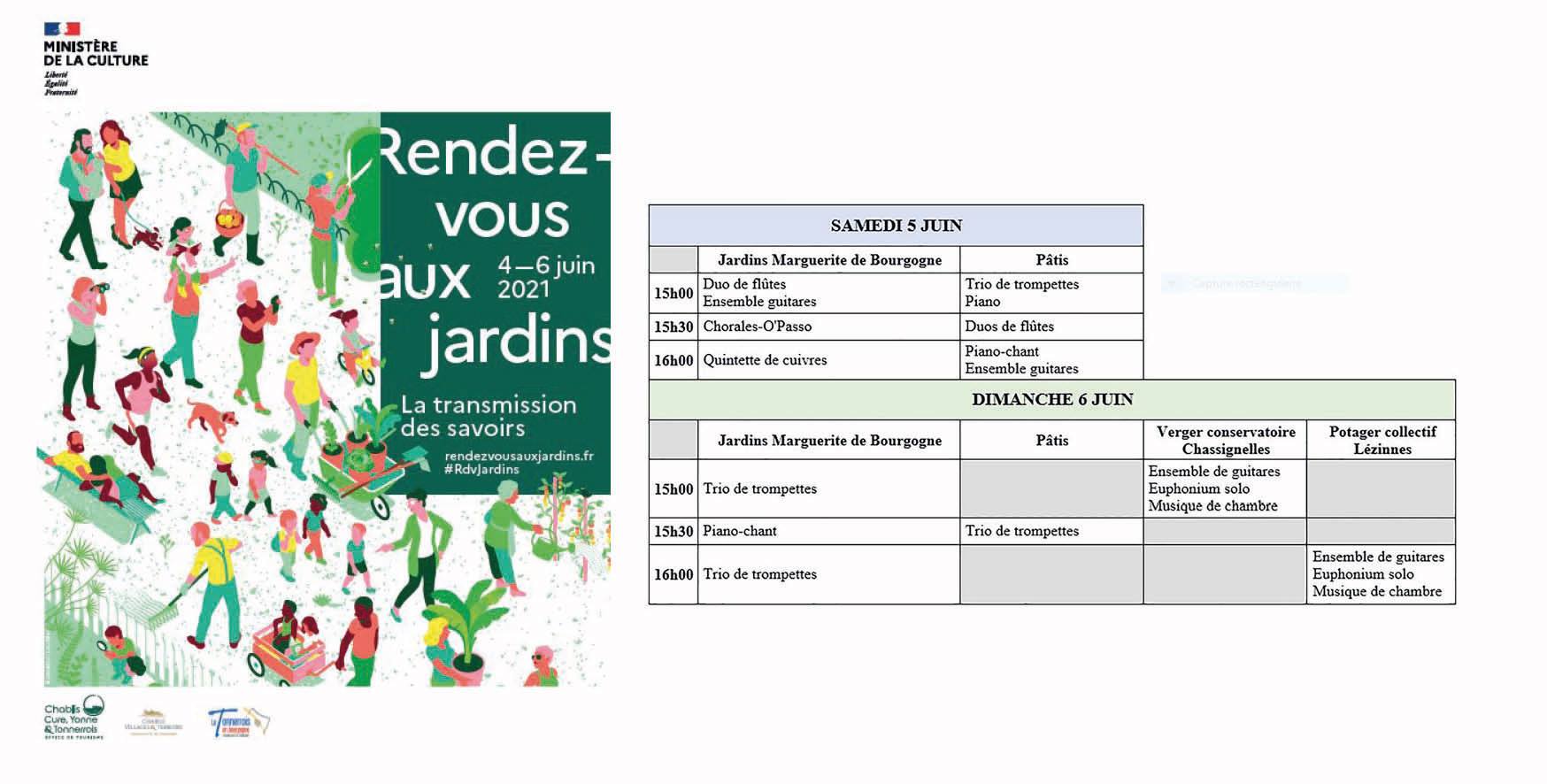 programme jardins