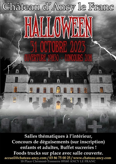 Halloween au château d'Ancy-le-Franc 2023
