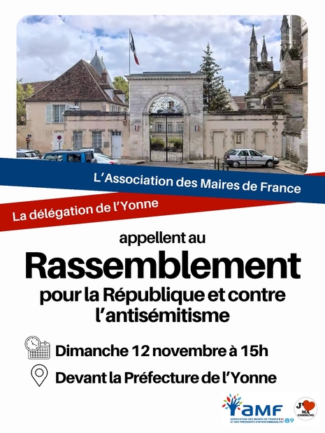 Rassemblement républician contre l'antisémitisme 12 11 2023