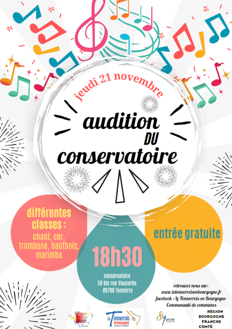 Audition du Conservatoire 21 11 2024