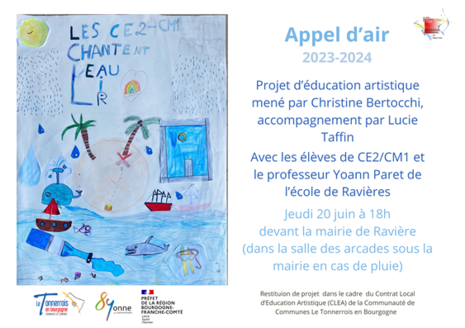 CLEA appel d'air Ravières 