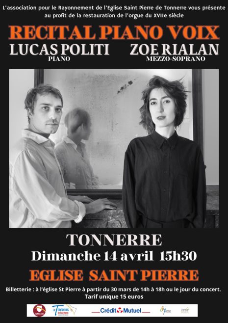 Concert Saint-Pierre recital 14 avril 2024