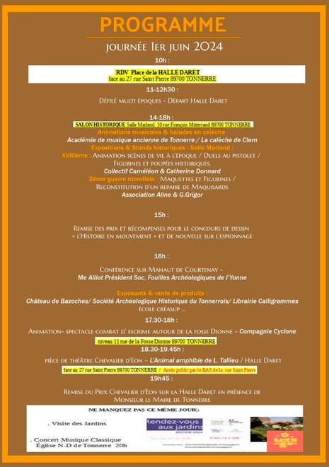L'histoire en mouvement programme