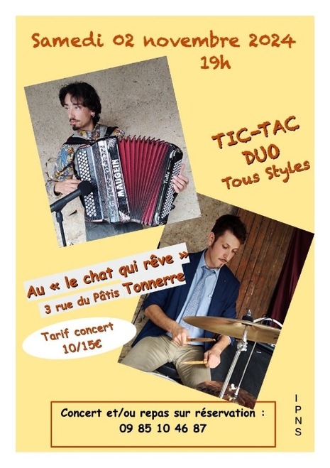 Tic Tac au chat qui rêve Tic Tac au chat qui rêve