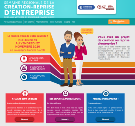ATELIERS VIRTUELS : création-reprise d’entreprise